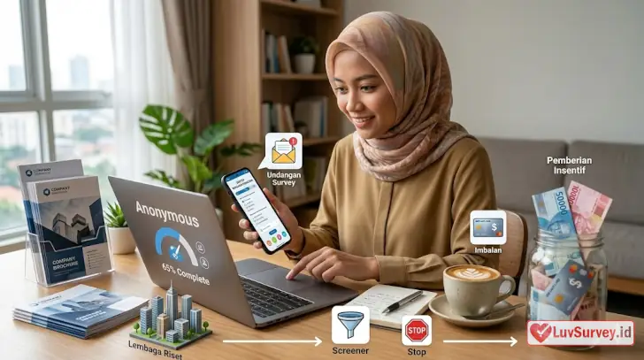 cara kerja survey berbayar