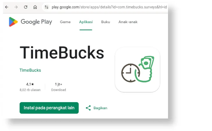 download Timebucks di Google Play