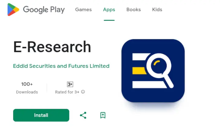 e research di Google Play