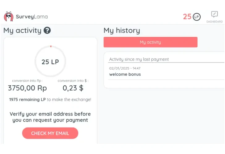 pembayaran Surveylama
