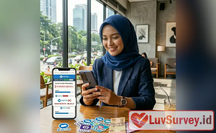 penyebab survey berbayar DANA tidak konsisten