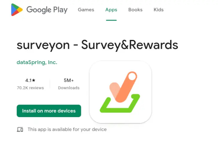 Surveyon di Google Play