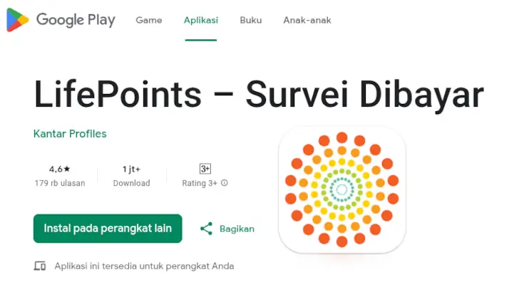 Lifepoints di Google Play