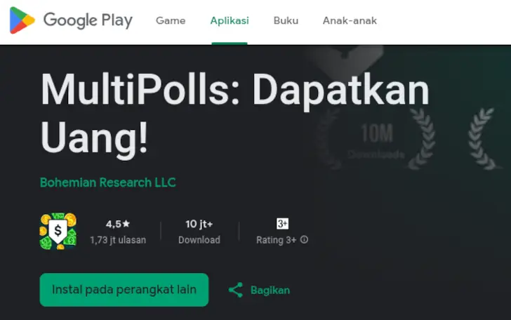Multipolls di Google Play
