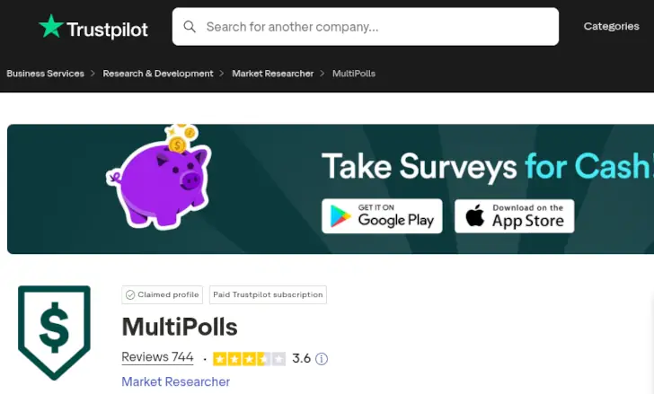 Multipolls di Trustpilot