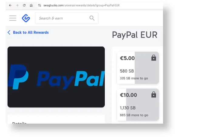 pembayaran Swagbucks