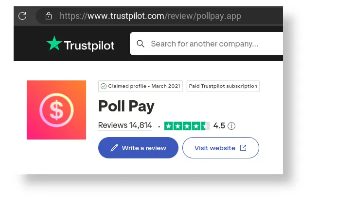 Pool Pay di Trustpilot